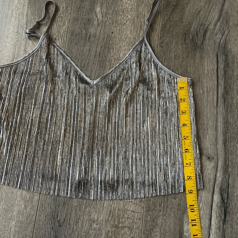 Victoria's Secret Metallic Silver Camisole - Picture 4 of 7